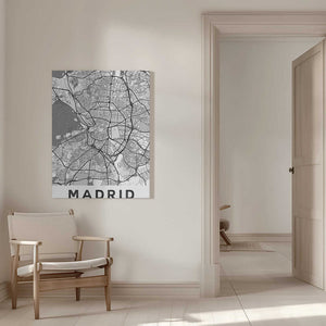 Tablou canvas „Madrid White” de StudioSix