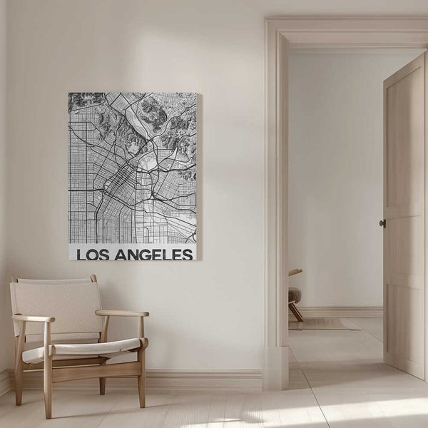 Tablou canvas „Los Angeles White” de StudioSix
