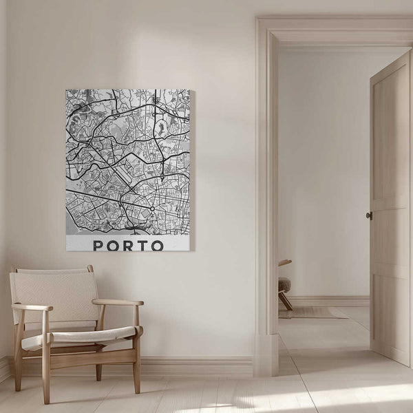 Tablou canvas „Porto City White” de StudioSix