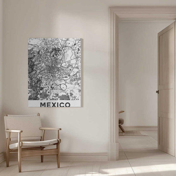 Tablou canvas „Mexico City White” de StudioSix