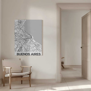 Tablou canvas „Buenos Aires White” de StudioSix