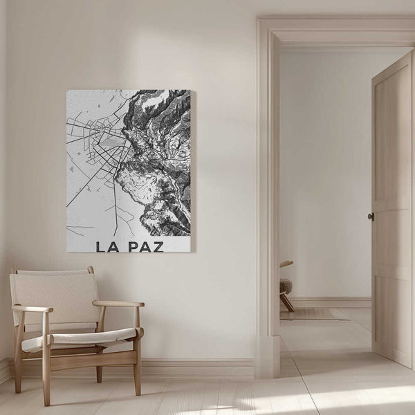Tablou canvas „La Paz White” de StudioSix