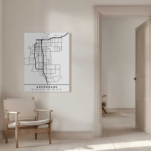 Tablou canvas „Black Maps 04” de Emiliano Deificus