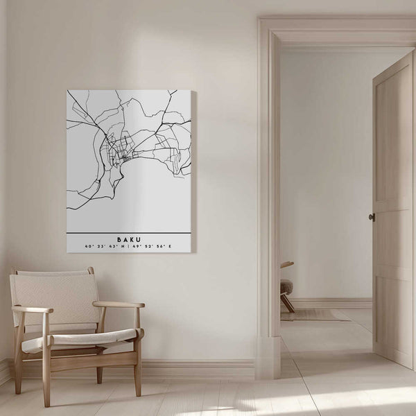 Tablou canvas „Black Maps 06” de Emiliano Deificus