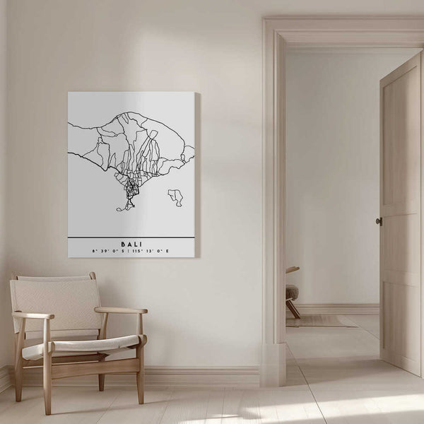 Tablou canvas „Black Maps 07” de Emiliano Deificus