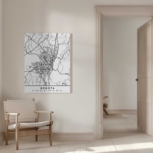 Tablou canvas „Black Maps 15” de Emiliano Deificus