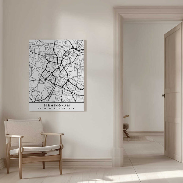 Tablou canvas „Black Maps 14” de Emiliano Deificus