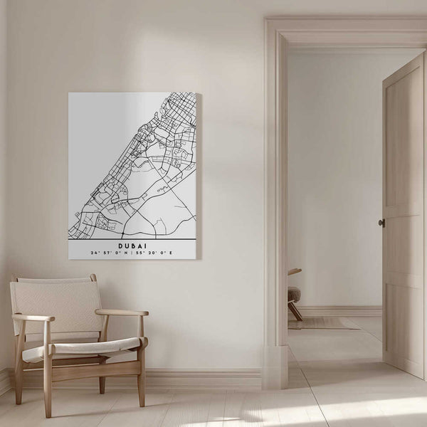 Tablou canvas „Black Maps 27” de Emiliano Deificus