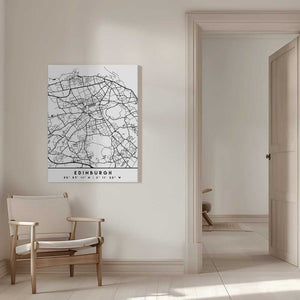 Tablou canvas „Black Maps 29” de Emiliano Deificus
