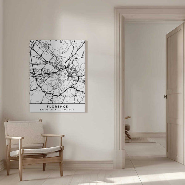 Tablou canvas „Black Maps 30” de Emiliano Deificus