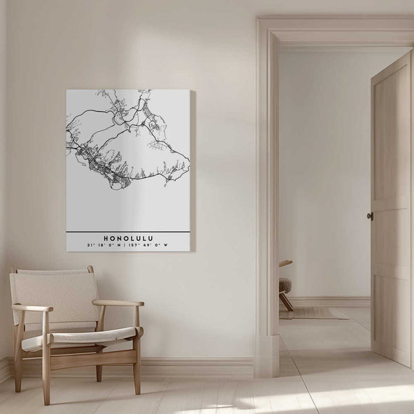 Tablou canvas „Black Maps 33” de Emiliano Deificus