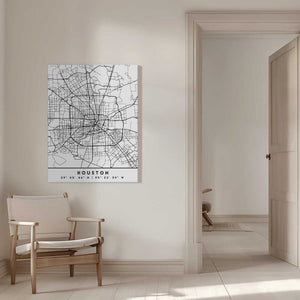 Tablou canvas „Black Maps 34” de Emiliano Deificus