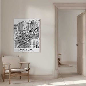 Tablou canvas „Black Maps 60” de Emiliano Deificus