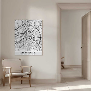 Tablou canvas „Black Maps 45” de Emiliano Deificus