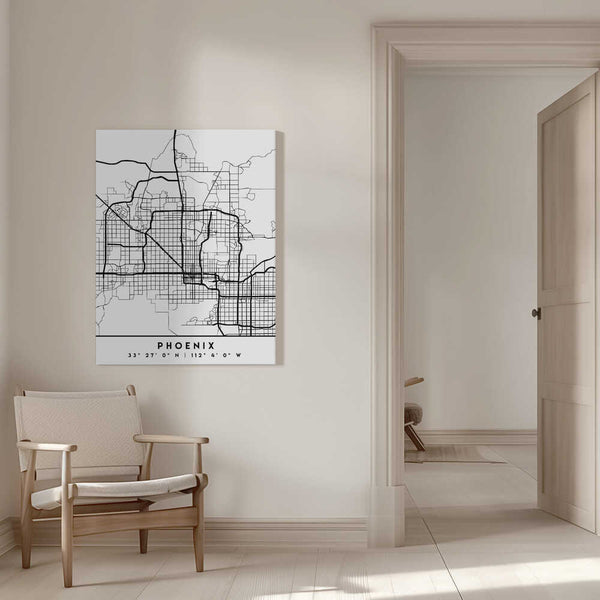 Tablou canvas „Black Maps 66” de Emiliano Deificus