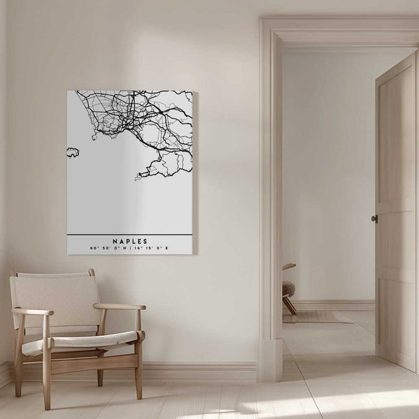 Tablou canvas „Black Maps 58” de Emiliano Deificus