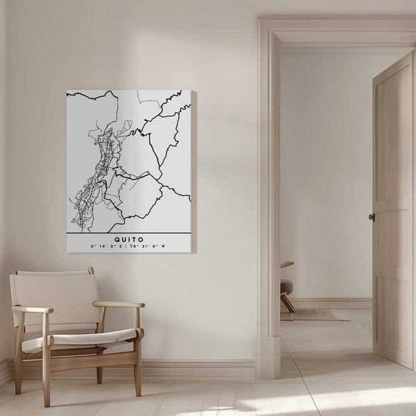 Tablou canvas „Black Maps 70” de Emiliano Deificus