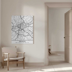 Tablou canvas „Black Maps 69” de Emiliano Deificus