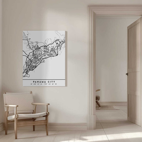 Tablou canvas „Black Maps 63” de Emiliano Deificus