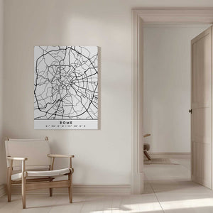 Tablou canvas „Black Maps 72” de Emiliano Deificus