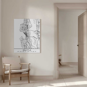 Tablou canvas „Black Maps 78” de Emiliano Deificus