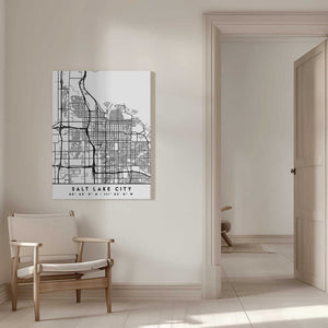 Tablou canvas „Black Maps 73” de Emiliano Deificus