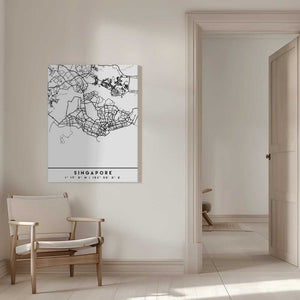 Tablou canvas „Black Maps 81” de Emiliano Deificus