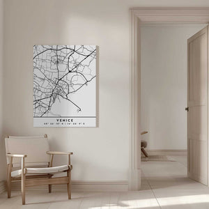 Tablou canvas „Black Maps 91” de Emiliano Deificus