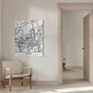Tablou canvas „Black Maps 79” de Emiliano Deificus
