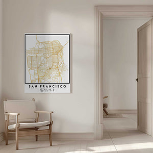 Tablou canvas „1 Maps 68” de Emiliano Deificus