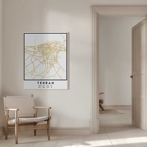 Tablou canvas „1 Maps 65” de Emiliano Deificus