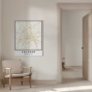 Tablou canvas „1 Maps 21” de Emiliano Deificus