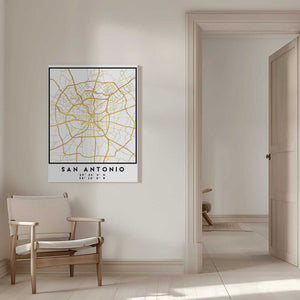 Tablou canvas „1 Maps 14” de Emiliano Deificus