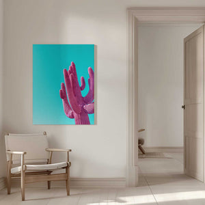 Tablou canvas „Magenta Pink Saguaro” de Tom Windeknecht