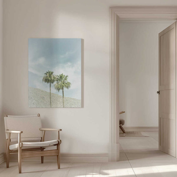 Tablou canvas „Vintage Palm Trees in the desert” de Melanie Viola