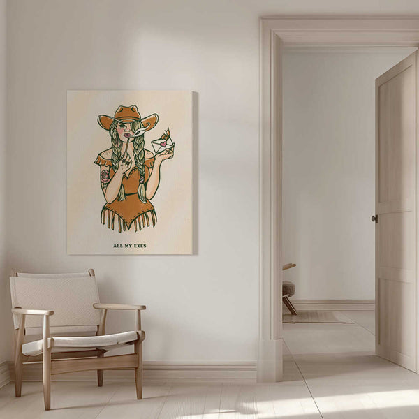 Tablou canvas „All My Exes 2” de The Whiskey Ginger