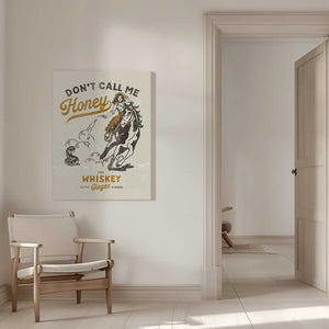 Tablou canvas „Dont Honey Print 2” de The Whiskey Ginger
