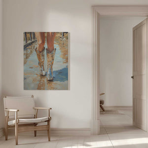 Tablou canvas „Silver Cowgirl” de Pictufy Studio