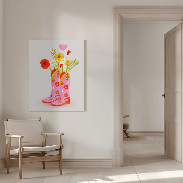 Tablou canvas „Cowgirl Boots” de Baroo Bloom