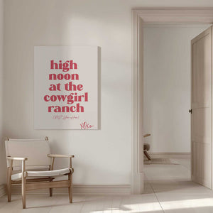 Tablou canvas „Cowgirl” de Oju Design