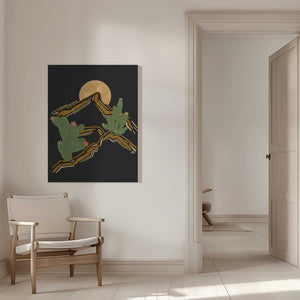 Tablou canvas „Rocky Mountain and Cactus” de Nikita Jariwala