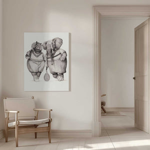 Tablou canvas „Gentlemen of the Court” de Mike Koubou