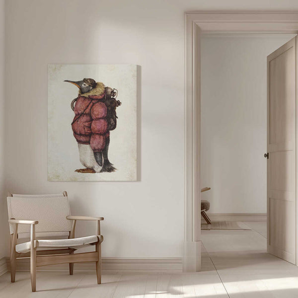 Tablou canvas „Skybound Penguin” de Mike Koubou