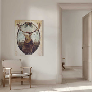 Tablou canvas „Thinking Wild Christmas” de Mike Koubou