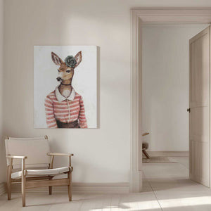 Tablou canvas „A Deer With A Human Body Shape” de Mike Koubou