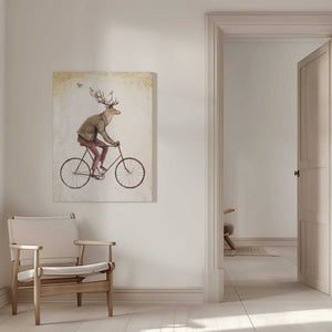 Tablou canvas „Even a Gentleman rides” de Mike Koubou