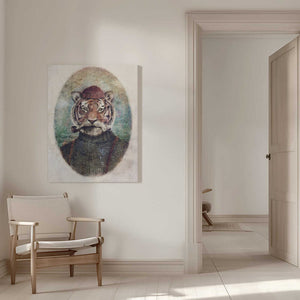 Tablou canvas „Gentleman Tiger” de Mike Koubou