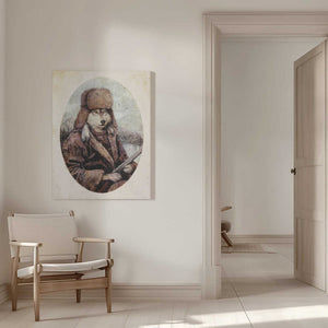 Tablou canvas „The Huntsman Wolf” de Mike Koubou