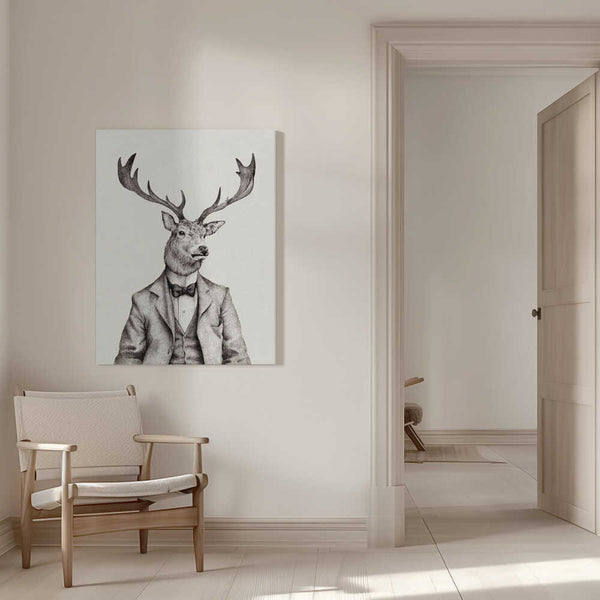 Tablou canvas „Human Body Dressed In Vintage Attire” de Mike Koubou