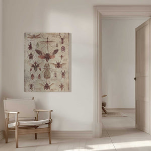 Tablou canvas „Vintage-style  Insects” de Mike Koubou